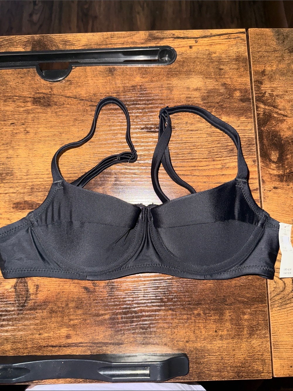aerie Black Underwire Smooth Cup Bra